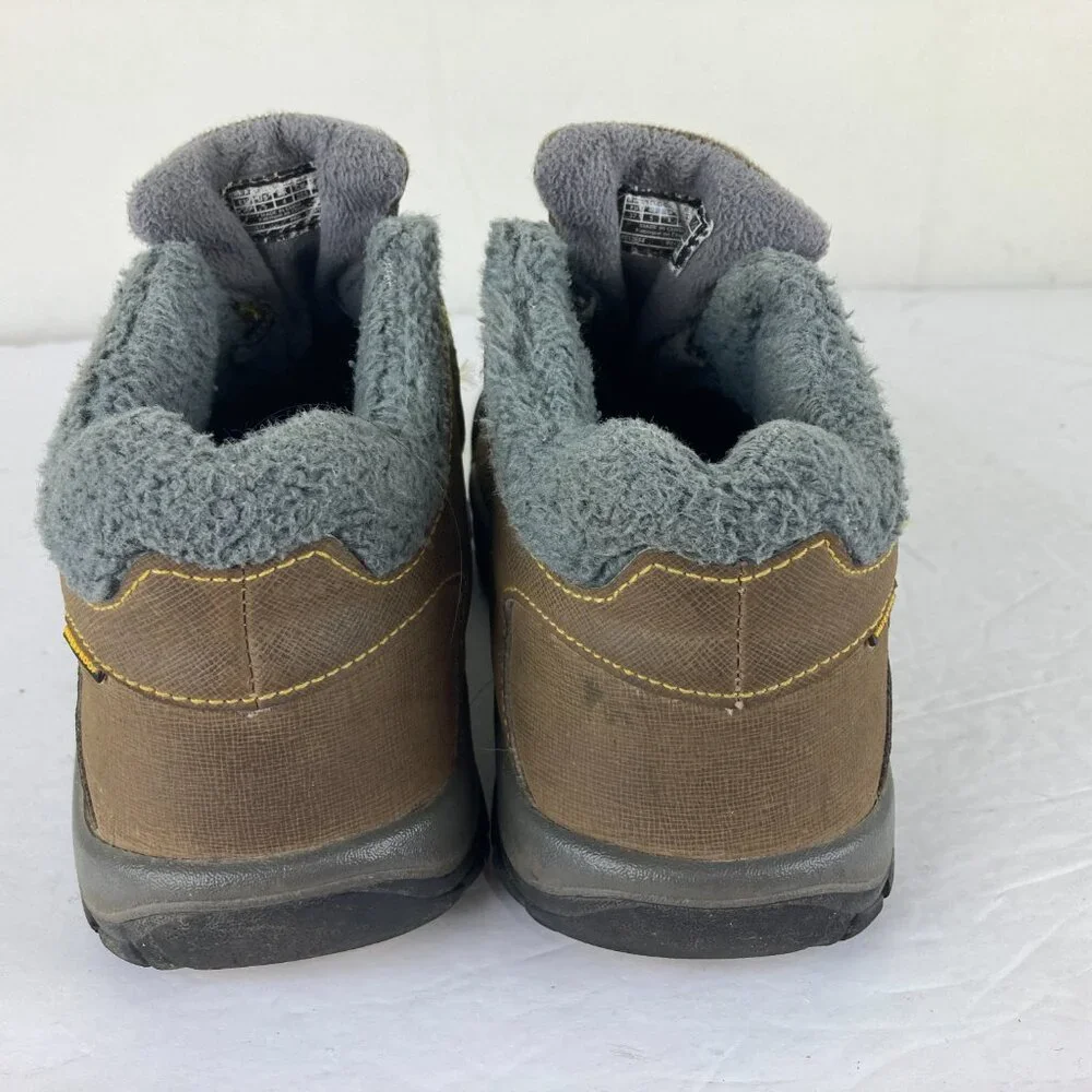 Keen Kids Brown and Gray Fleece-Lined Winter Boots